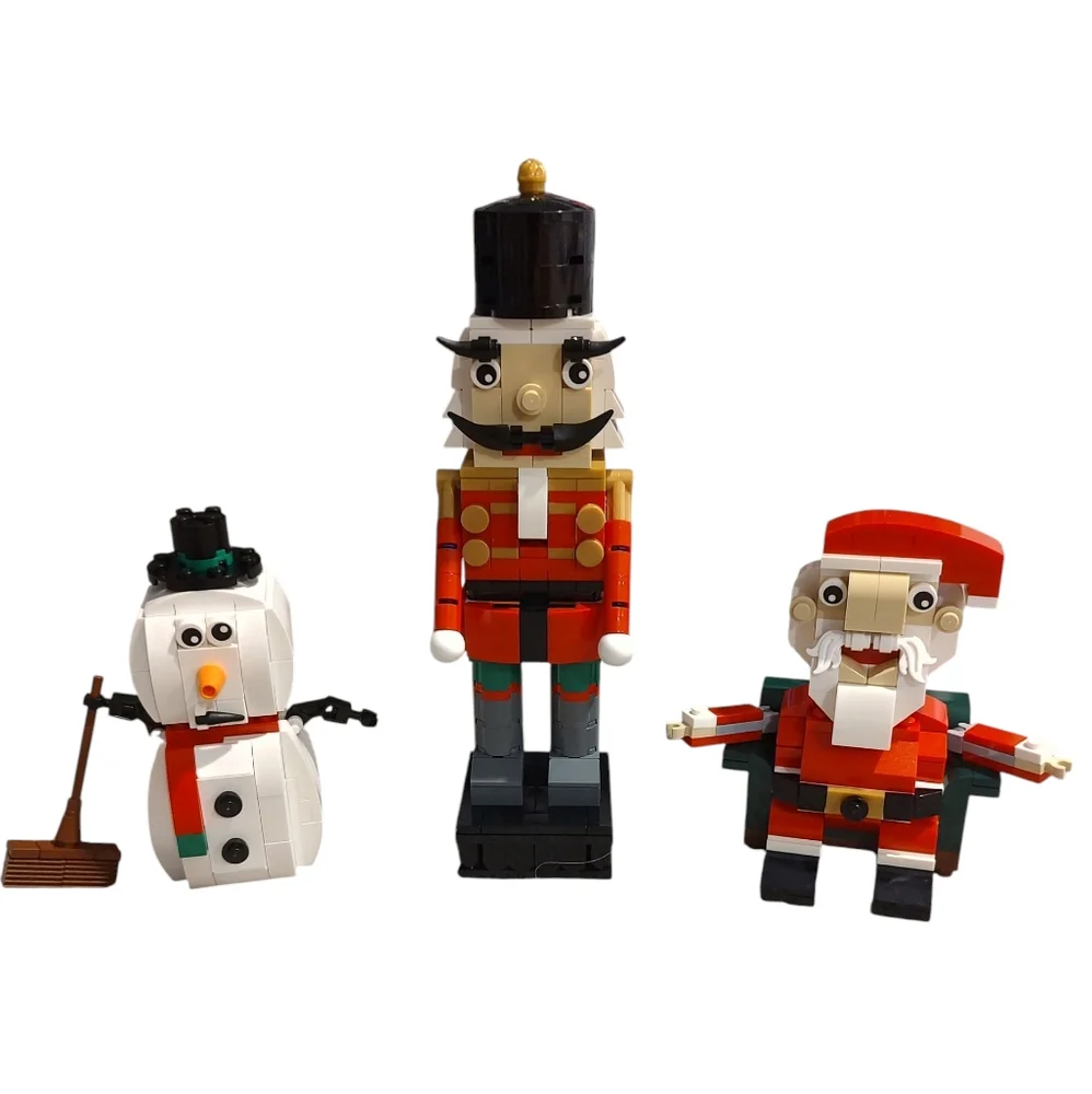 Lego Christmas Bundle: Special Edition Nutcracker, Santa, and Snowman